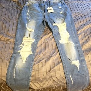 Women Distressed Plus Sz Jeans. Great STRETCH!!! New